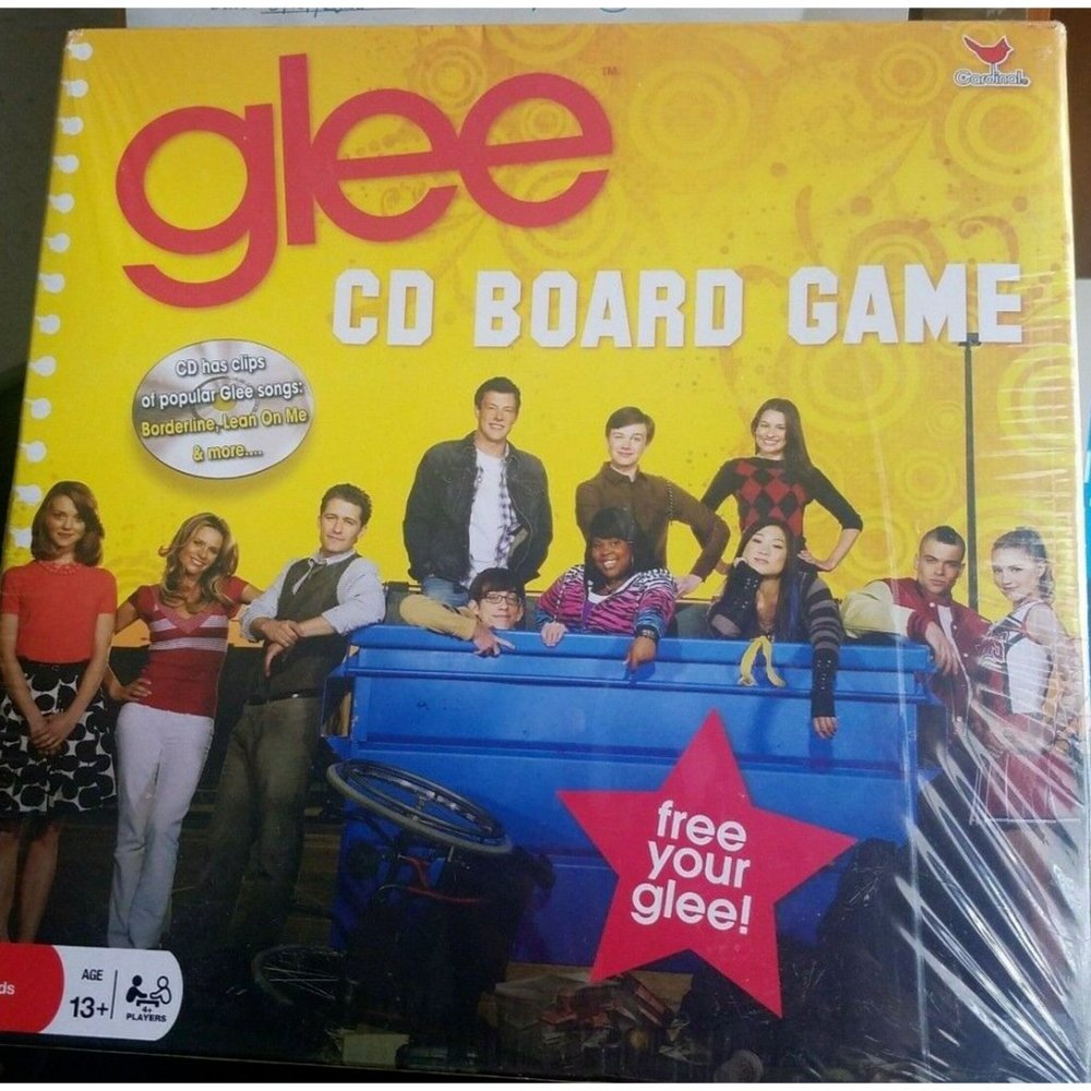 Glee CD Board Game Family Fun by Cardinal Free Your Glee Brand New Sealed
